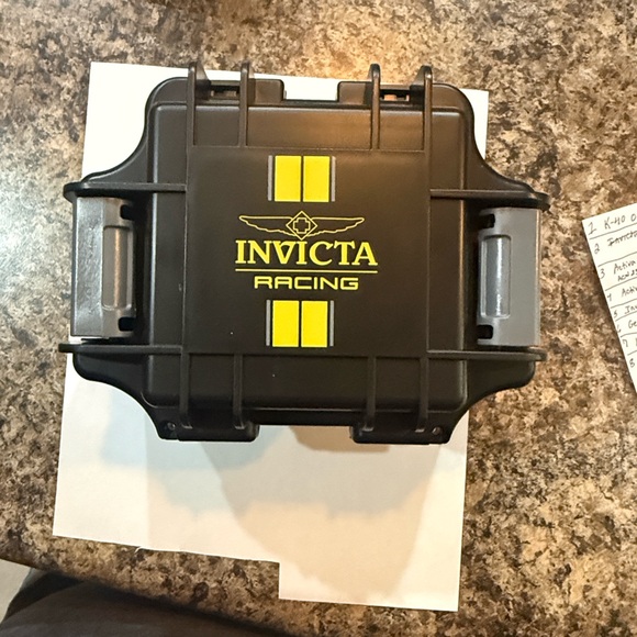 Invicta Other - #130 Invicta Black and Yellow Racing Case, With Free Gift >\= Price Of Box